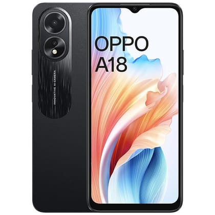 Oppo A18 4GB 128GB Glowing Black-Oppo A18 4GB 128GB Glowing Black