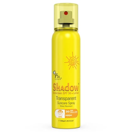 Shadow Sunscreen Spray SPF 30+ Lotion Transparent Suncare-100ml