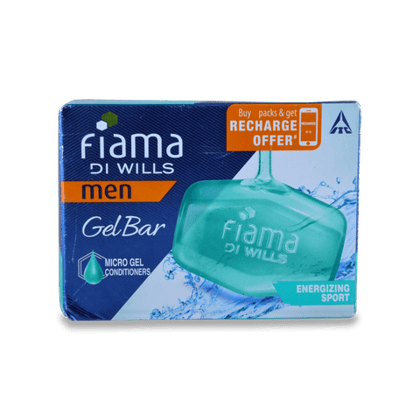 Fiama Energising Sport Gel Bathing Bar - Men, 125 gm Box