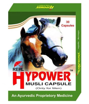 Ayurveda Cure Repl Hypower Musli Capsule 30 No.S