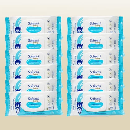 99.9 Pure Water Wipes 72Pcs Pack of 12-99.9% Pure Water Wipes (72Pcs) Pack of 12