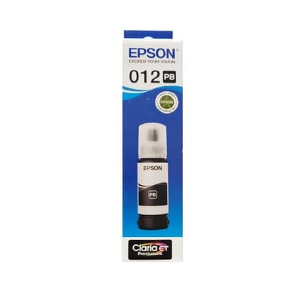 Epson 012 Pigment Black Genuine Ink Bottle 70 ml-Pigment Black