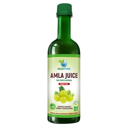 Vedapure Aloe Vera Juice for Skin & Hair, Boosts Immunity & Digestion, Amla Juice 500ml.-Vedapure Aloe Vera Juice, 500ml: Boosts Immunity & Digestion, Multi-Purpose for Skin & Hair, Amla Juice fo