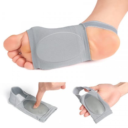 Arch Support Sleeves Elastic Cushioned Foot Supports Breathable Plantar Fasciitis Relief Brace for Flat Foot Pain Relief