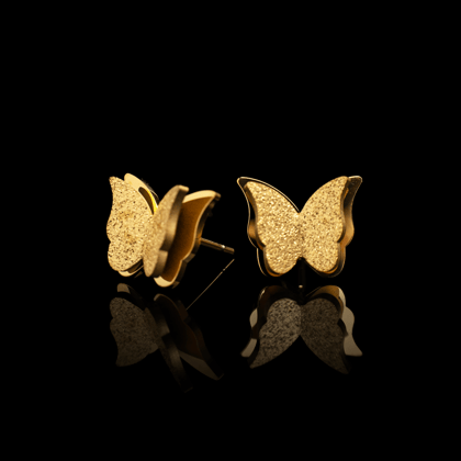 Butterfly Earrings-Gold