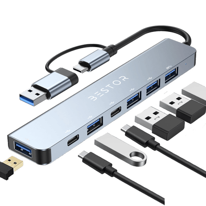 7 Port Dual Connector HUB