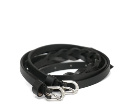 TWIN HEAD BELT-BLACK / S