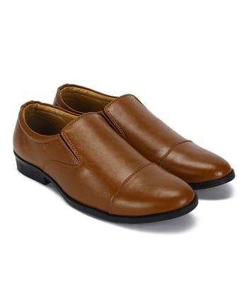 Paragon - Brown Mens Slip On Formal Shoes - None