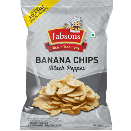 Jabsons Bannana Chips Black Pepper 150Gm