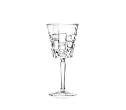 RCR (Made in Italy) Etna Crystal Limited Edition Collection Wine Goblet Glasses, 280 ml, Set of 6-280 ML