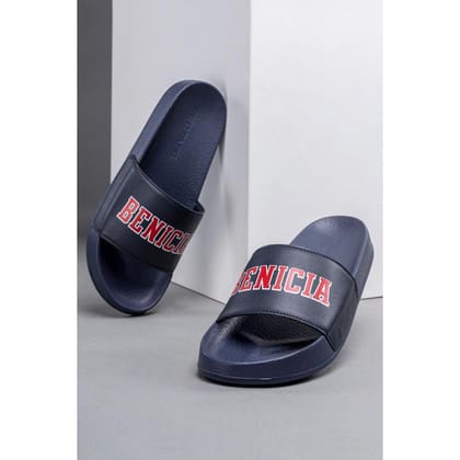 Red Tape Men Navy Sliders