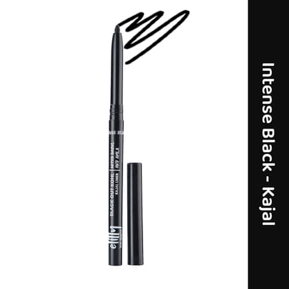 Elitty Black Kajal Pencil - Intense Black-Elitty Black Kajal Pencil - Intense Black