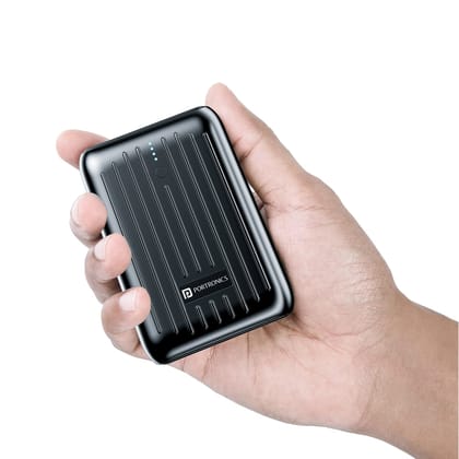 Portronics Zapcell 10K Power Bank Black