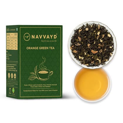 Orange Green Tea-100 gms - 40 Cups