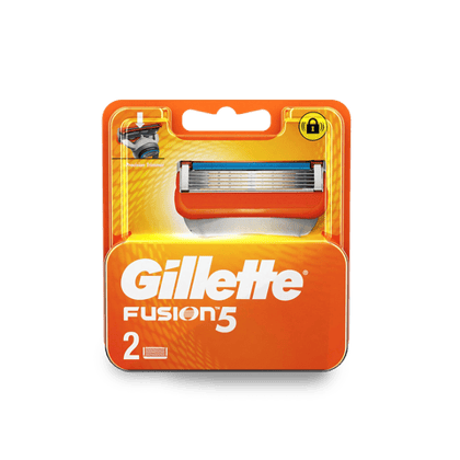 Gillette Fusion Manual Shaving Razor Blades, 2 Units Pack