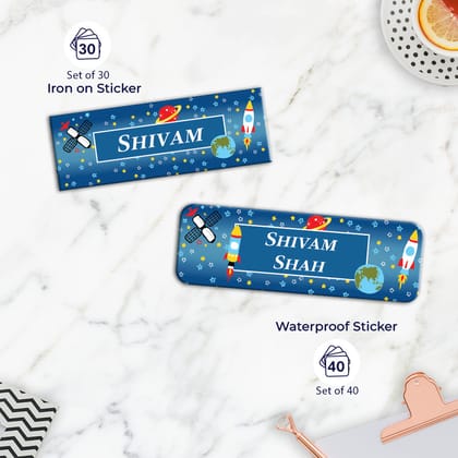 Space Satellites Labelling Value Pack-Navy Fusion