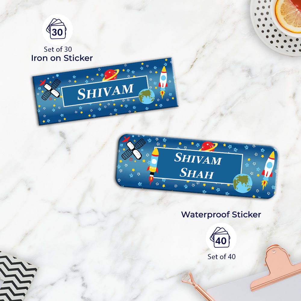 Space Satellites Labelling Value Pack-Navy Fusion