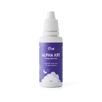 Alpha KRT Snoring Relief Drops-30 ml