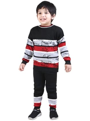 GTWO Woolen Knitted Full Sleeves Winter Warm Pullover Sweater with Pajami/Top and Bottom Set for Kids Baby Boys & Girls (Pack of 1) - None