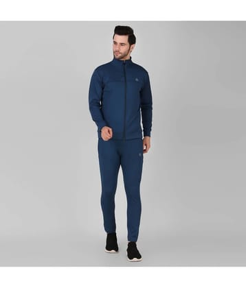 Diaz - Blue Polyester Relaxed Fit Mens Tracksuit ( Pack of 1 ) - M