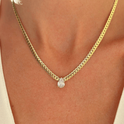 Water Droplet Necklace