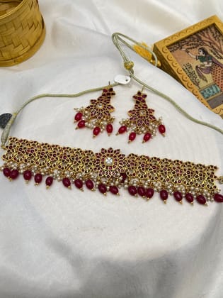 Antique Necklace Choker Set 0251