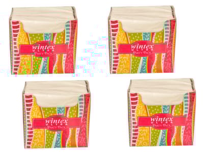 Wintex Ultra Large Party Pack Paper Napkins, 100 Napkins, Pack Of 4