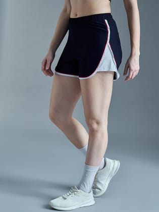 SG NS Lycra Shorts For Women And Girls-S / navy