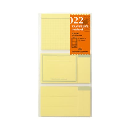 TRAVELER'S notebook Refill Sticky Memo Pad 022