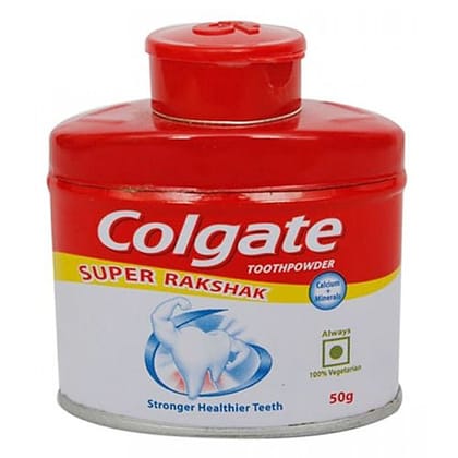 Colgate Toothpowder - With Calcium & Minerals, Anti-Cavity, 50 G Bottle