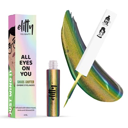 Holographic Eyeliner-Green-Brown