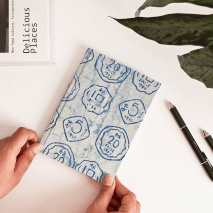 Retro Rupya Block Print Diary