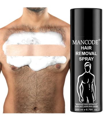 Mancode Travel Friendly Hair Removal Spray for Men 200ml ( Pack of 1 )