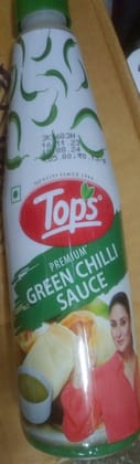 Tops green chilli sauce 650g