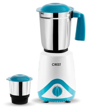 Crest Mixer Grinder 2 Jar 500W Turbo Motor-Crest Mixer Grinder 2 Jar 500W Turbo Motor