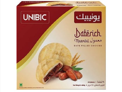 UNIBIC Centre Filed Dates Cookies Cookies (480 g)