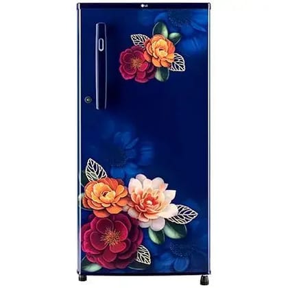 LG 185 L 3 Star Direct-Cool Single Door Refrigerator GL-D199OBKD-Blue Klase