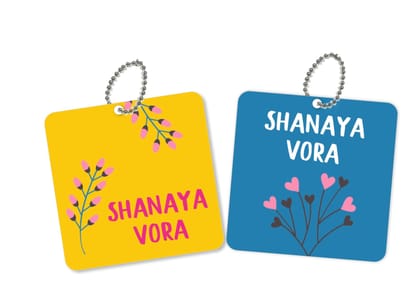 Bag Tags - Sweet Garden-2 / Round