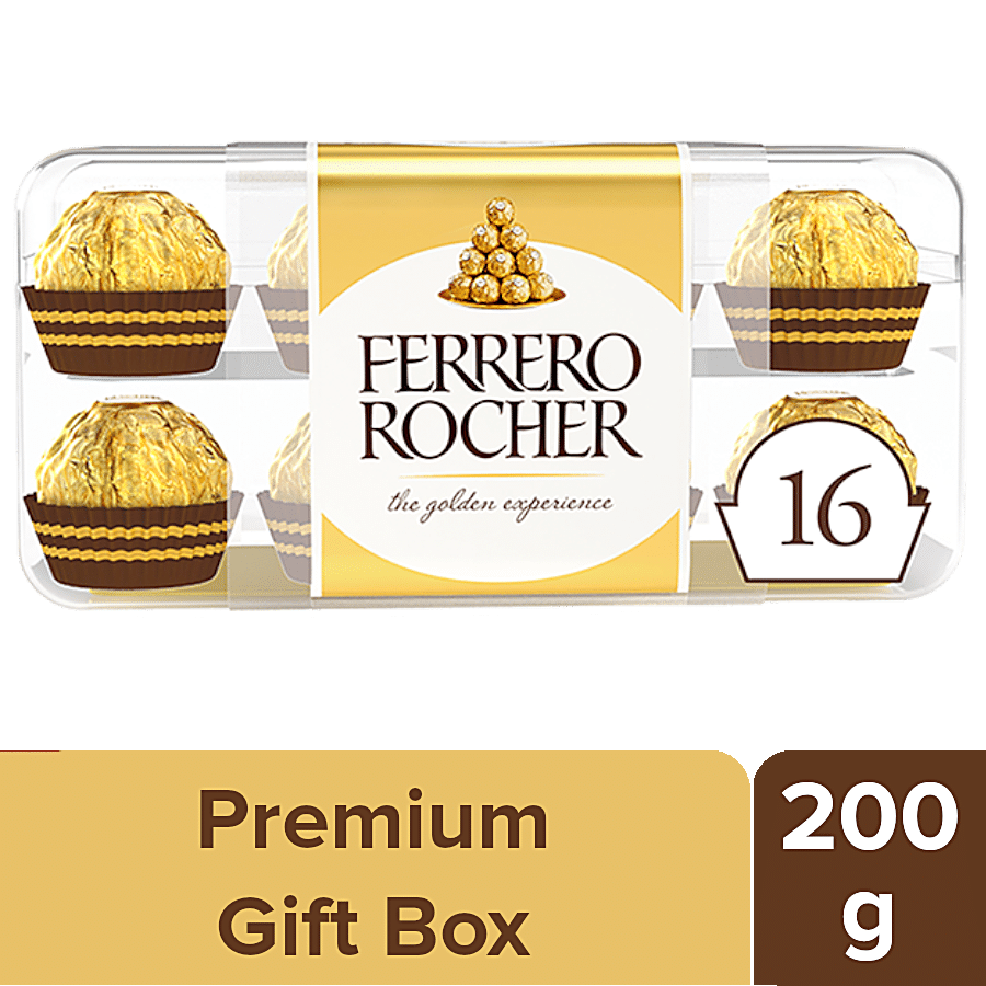 Ferrero Rocher Chocolate, 16 pcs Box