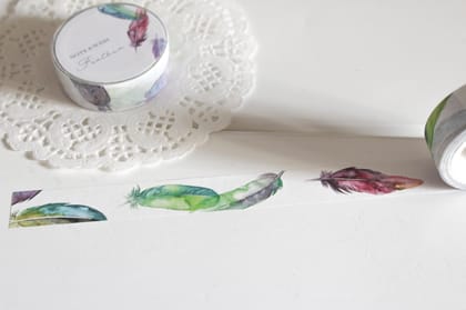 Feather Washi Tape