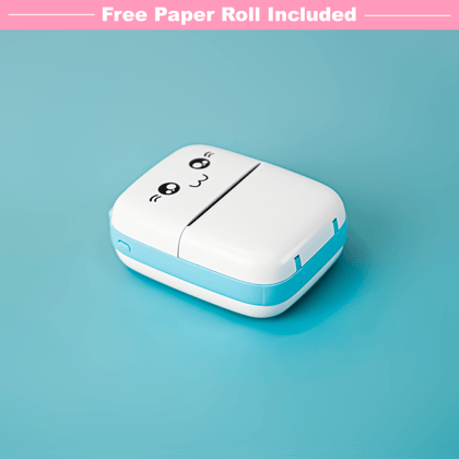 MiniPrint: Portable Thermal Printer-Blue