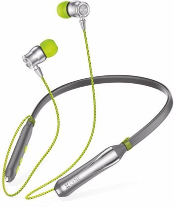 LYNE Rover 29 Bluetooth Neckband 50 Hours Musictime Bluetooth  (Grey, In The Ear)