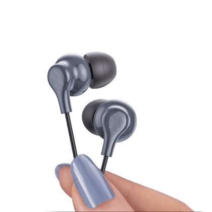 FINGERS SoundBoss wired Earphone (Dark Silver)