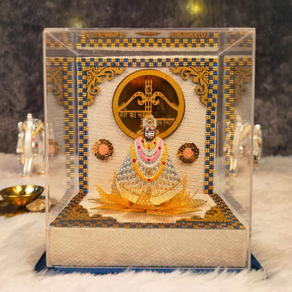 Shri Khatu shyam ji With Box Gold And Silver Coated