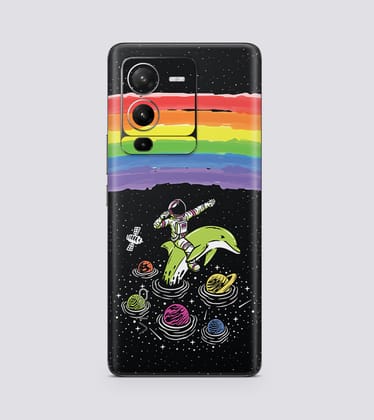 Vivo V25 Pro-Astro Rainbow Back