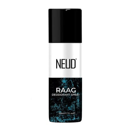 NEUD RAAG Unisex Deodorant Perfumed Body Spray with Notes of Citrus, Jasmine, Musk, 24-Hour Odor Protection - 50ml-1 Pack