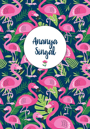 Personalised Note Book -  Flamingo