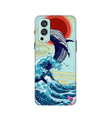 Whale & Waves - Hard Cases For OnePlus Models-OnePlus 10 Pro