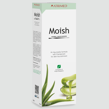 Atrimed Moish Herbal Moisturizer for skin nourishment - 200 ml