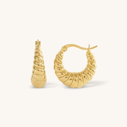 Effie Hoops - 18K Gold Plated